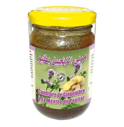Confiture de gingembre à la menthe pouliot