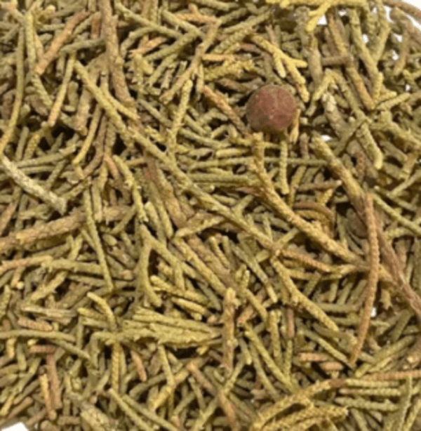 Dried juniper leaf