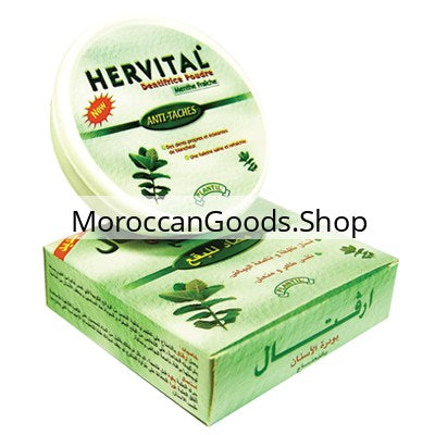 Anti-stain tooth powder mint